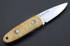 Stabilize Maple Burl Sap Mini Av Bıçağı