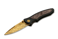 Böker Manufaktur Tirpitz-Damascus Gold Çakı