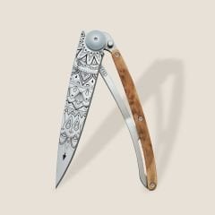 Deejo 37g, Juniper Wood / Mandala Çakı