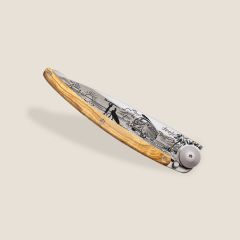 Deejo 37g, Olive Wood / Van Life Çakı