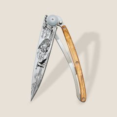 Deejo 37g, Olive Wood / Van Life Çakı