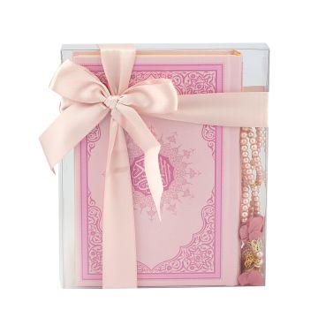 17*25 Cm Orta Boy Kuran-ı Kerim Seti Pembe