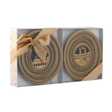 15 Cm Ayetli Tabak İkili Set 36'Lı