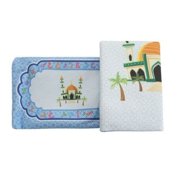 40x80 Cm Çantalı Dijital Baskılı Çocuk Seccadesi 50'Li