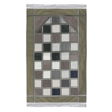 Astarlı Patchwork Seccade Yeşil