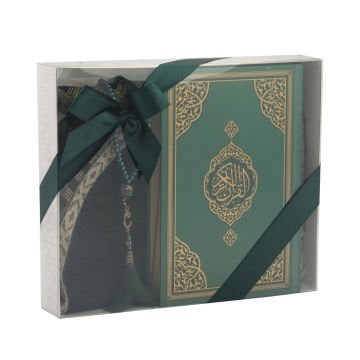 Hediyelik Kuran-ı Kerim Seccade Tesbih Seti 12'Li