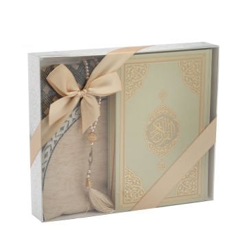 Hediyelik Kuran-ı Kerim Seccade Tesbih Seti 12'Li