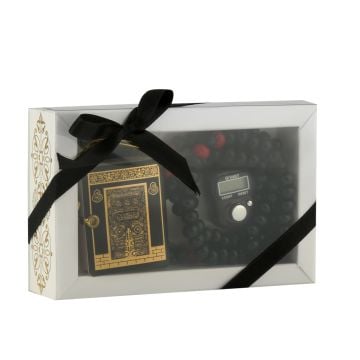 Mini Kuran-ı Kerim Zikirmatik Set Siyah