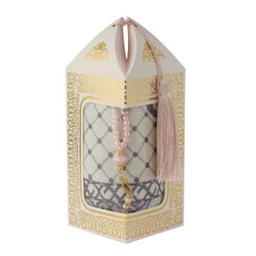 Bade Serisi Hediyelik Seccade Tesbih Seti (24'lü)