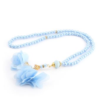 Belkıs Serisi Şal Yasin Tesbih Seti Mavi