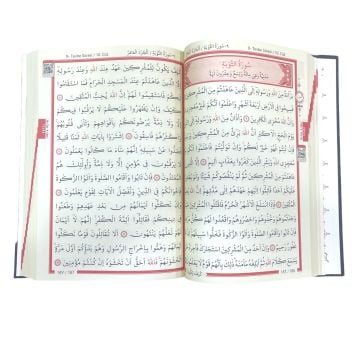17x25 Cm Orta Boy Kabe Kapak Bilgisayar Hatlı Kuran-ı Kerim