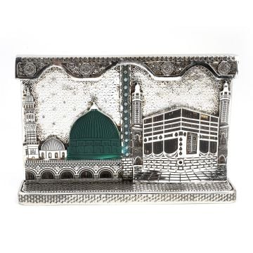 29x19 Cm Kabe Ravza Biblo Gümüş
