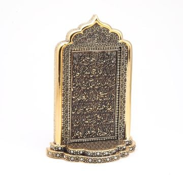 14x21 Cm Ayetel Kürsi Biblo Gold