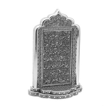 14x21 Cm Ayetel Kürsi Biblo Gümüş