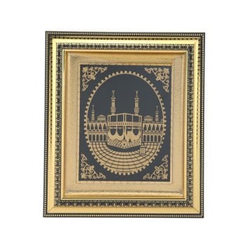 33x40 Cm Kabe Pano Gold-Siyah