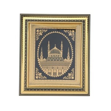 33x40 Cm Mescidi Nebevi Pano Gold-Siyah