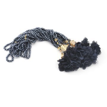 99'Luk 6 Mm Kristal İki Tül Güllü Tesbih 50'Li