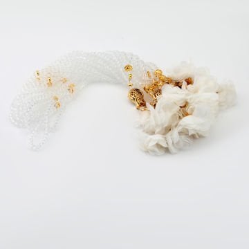 99'Luk 6 Mm Kristal İki Tül Güllü Tesbih 50'Li