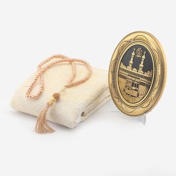 Hediyelik Seccade Tesbih Pano Seti 30'Lu