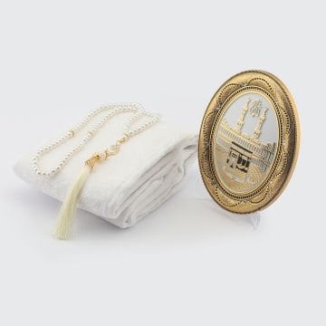 Hediyelik Seccade Tesbih Pano Seti 30'Lu