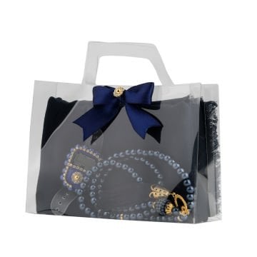 Asetat Çantalı Eşarp Zikirmatik Tesbih Seti 60'Lı