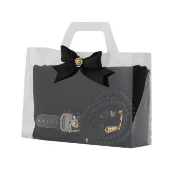 Asetat Çantalı Eşarp Zikirmatik Tesbih Seti 60'Lı