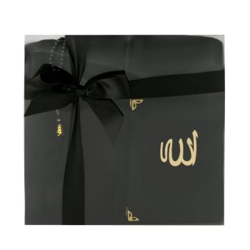 Namaz Elbiseli Yasin Tesbih Seti Siyah