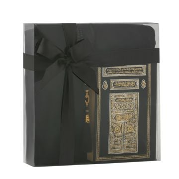 Namaz Elbiseli Kuran-ı Kerim Tesbih Seti Siyah