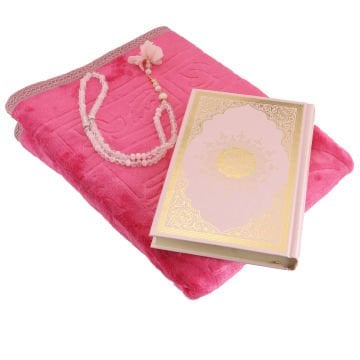 Hediyelik Seccade Kuran-ı Kerim Tesbih Seti