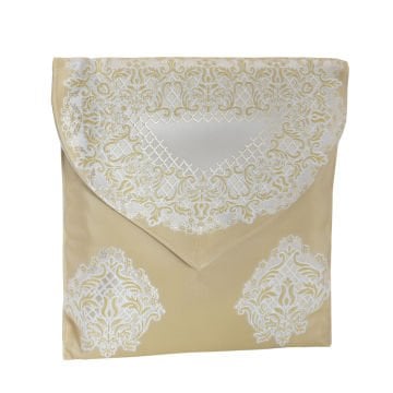 35x35 Cm Lüx Saten Çantalı Seccade Gold