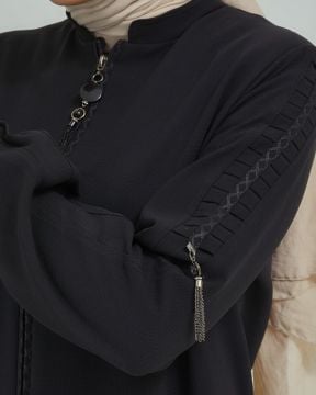 Katre Kolu Biyeli Seccade Siyah - 46