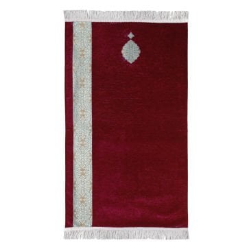 Lüks Astarlı Seccade Bordo