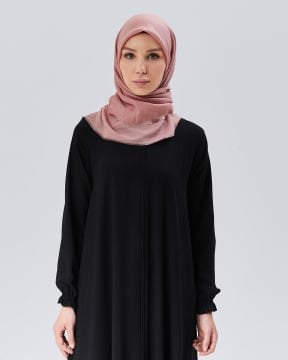 100 Cm Flamlı Düz Eşarp 10'Lu Paket Açık Pembe