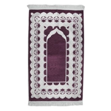 Süper Lüks Astarlı Şönil Seccade 10'Lu