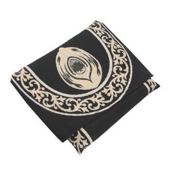 Çantalı Kabe Desenli Keten Seccade 50'Li