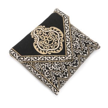 Çantalı Kabe Desenli Keten Seccade 50'Li