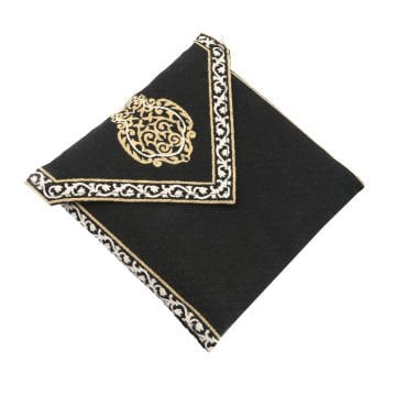 Çantalı Kabe Desenli Keten Seccade 50'Li