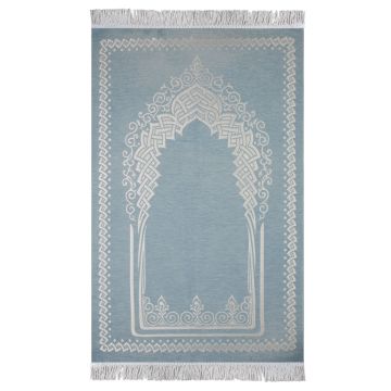 Desenli Mihraplı Lüks Saçaklı Şönil Seccade 10'Lu