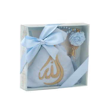 Hediyelik Nakışlı Tesbih Kesesi Ve Tesbih Seti 36'Lı