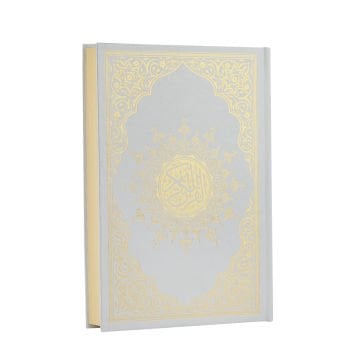 17x25 Cm Orta Boy Medine Hatlı Kuran-ı Kerim Gri