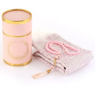 Hediyelik Tafta Seccade Tesbih Seti 36'Lı