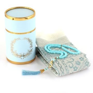 Hediyelik Tafta Seccade Tesbih Seti 36'Lı