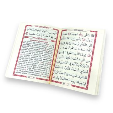 13x17 Cm 8 Farklı Renk Seçeneği 128 Sayfa Çanta Boy Renkli Arapça/Türkçe Yasin Kitabı