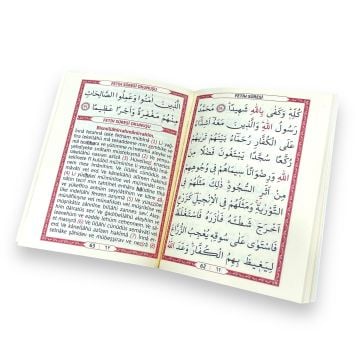 13x17 Cm 8 Farklı Renk Seçeneği 128 Sayfa Çanta Boy Renkli Arapça/Türkçe Yasin Kitabı