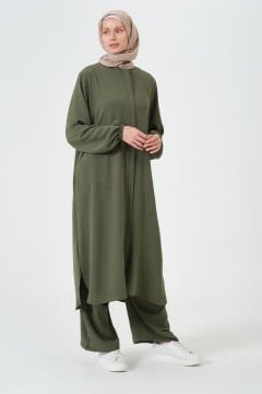 Aerobin Düz İkili Takım Yeşil - 6