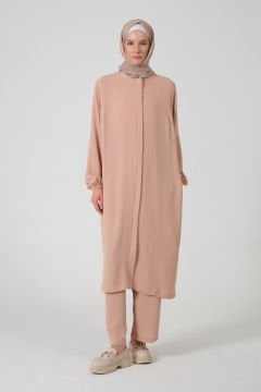 Aerobin Düz İkili Takım Pembe - 6