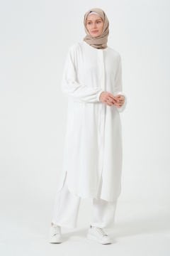 Aerobin Düz İkili Takım Beyaz - 6