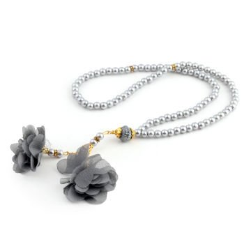 Topkapı Serisi Kadife Kuran-ı Kerim Kutusu Gri