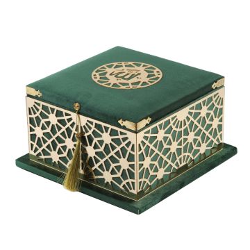 19x19 Cm Şehzade Serisi Kuran-ı Kerim Tesbih  Kutusu