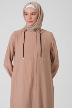 Kapüşonlu Yıldız Giy-Çık Kap Pembe - 48